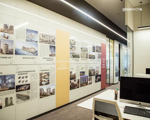 divar dekorativ ş&uuml;şə